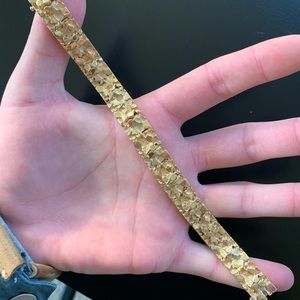 Men’s 58 Gram 14 kt Nugget Bracelet